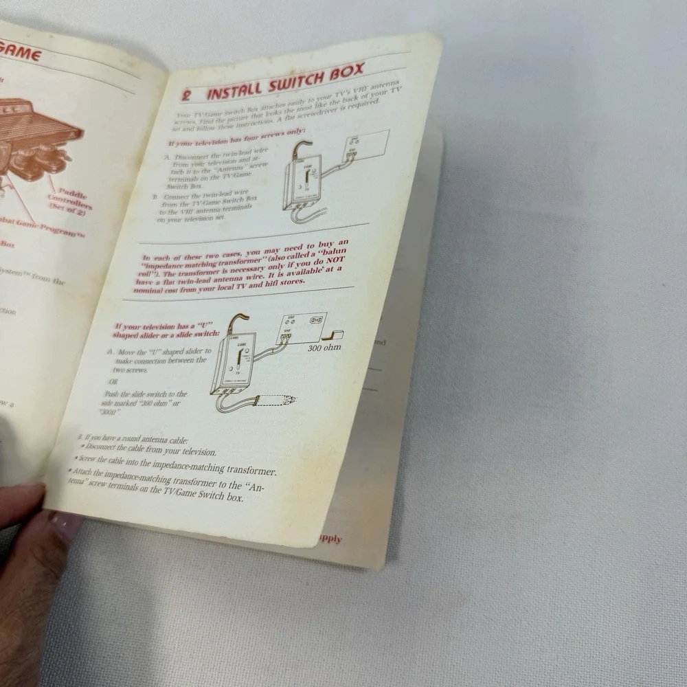 1980‎ Authentic Atari Video Computer System CX2600A Owners Manual Used